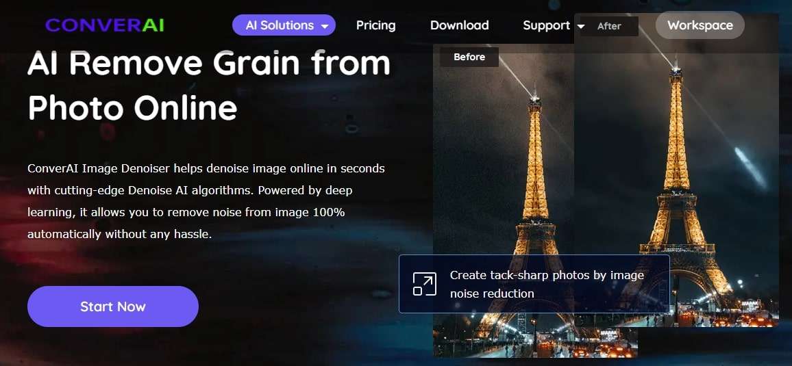 converai ai image denoiser
