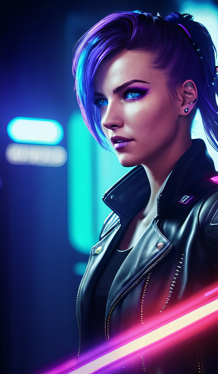 Media.io Online free Cyberpunk wallpaper images
