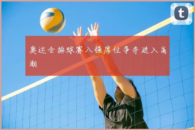 奥运会排球赛八强席位争夺进入高潮